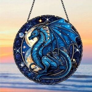 Blue Dragon Double Sided Acrylic Sun
Catcher